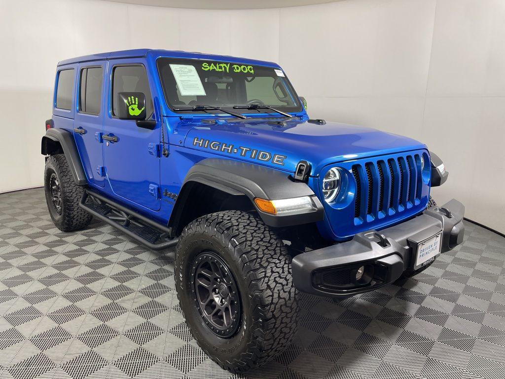 used 2022 Jeep Wrangler Unlimited car, priced at $38,262