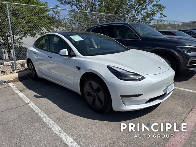 used 2022 Tesla Model 3 car, priced at $27,962