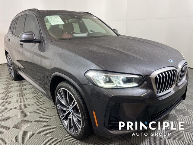 used 2022 BMW X3 car, priced at $37,462