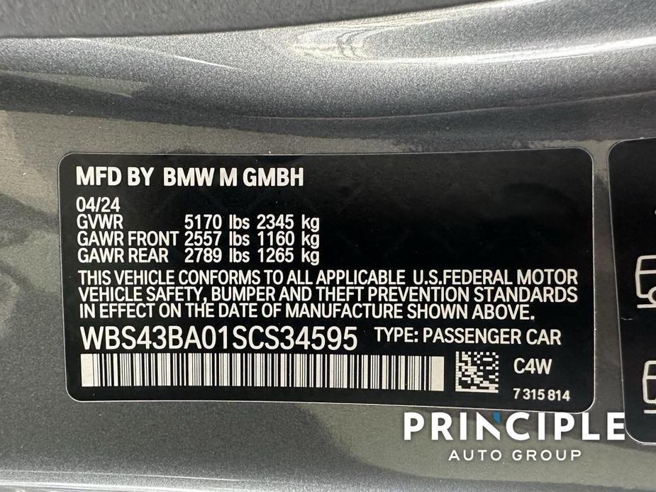 new 2025 BMW M4 car, priced at $103,460