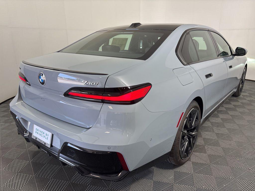 new 2025 BMW 740 car, priced at $105,635