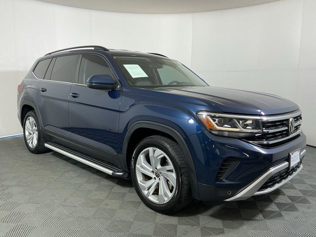 used 2021 Volkswagen Atlas car, priced at $18,262
