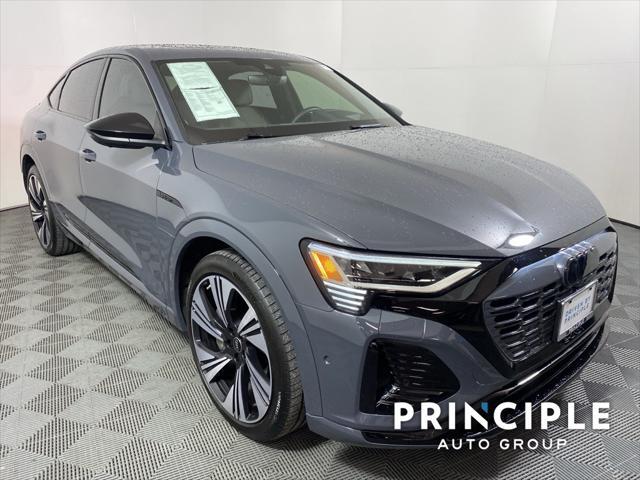 used 2024 Audi Q8 e-tron car, priced at $57,262