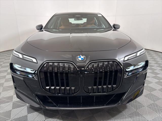 new 2025 BMW 740 car, priced at $107,475