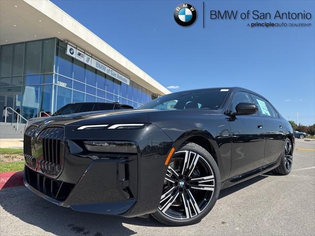 new 2025 BMW 740 car, priced at $107,475