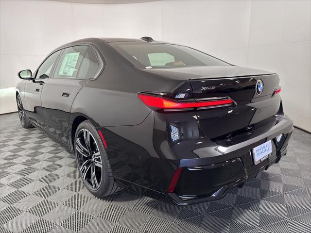 new 2025 BMW 740 car, priced at $107,475