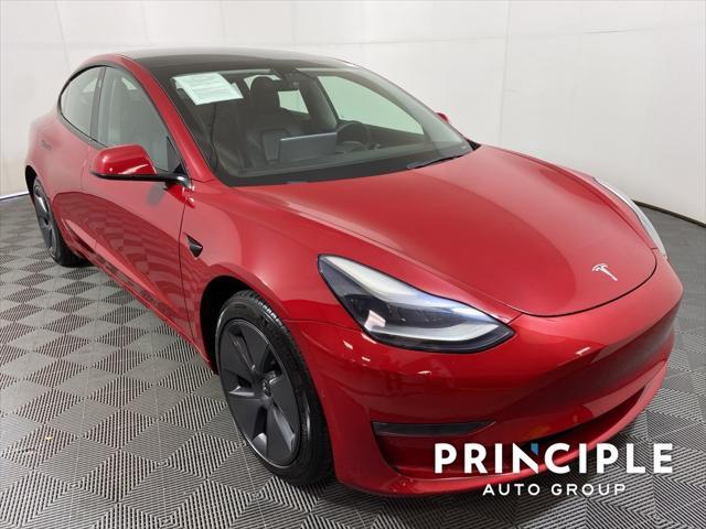 used 2022 Tesla Model 3 car, priced at $27,262