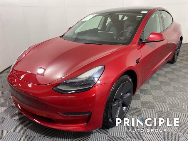 used 2022 Tesla Model 3 car, priced at $27,262