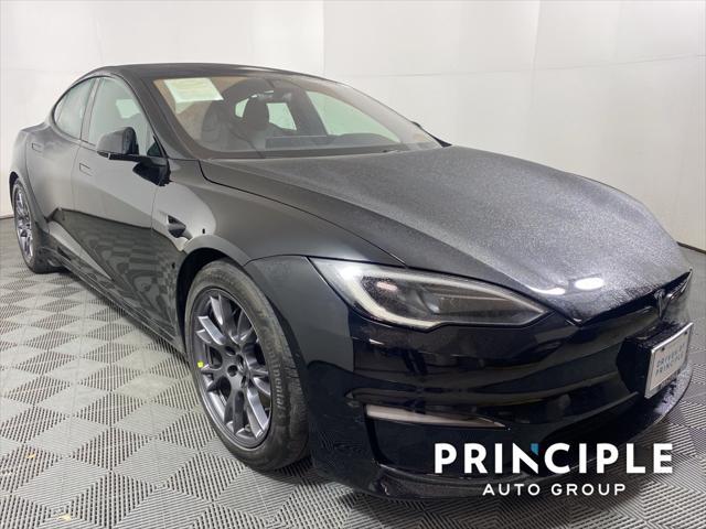 used 2022 Tesla Model S car, priced at $48,462