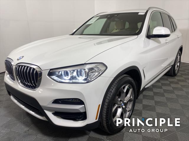 used 2021 BMW X3 car, priced at $27,162