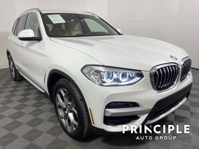 used 2021 BMW X3 car, priced at $27,162