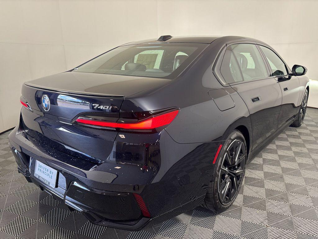 new 2025 BMW 740 car, priced at $104,475