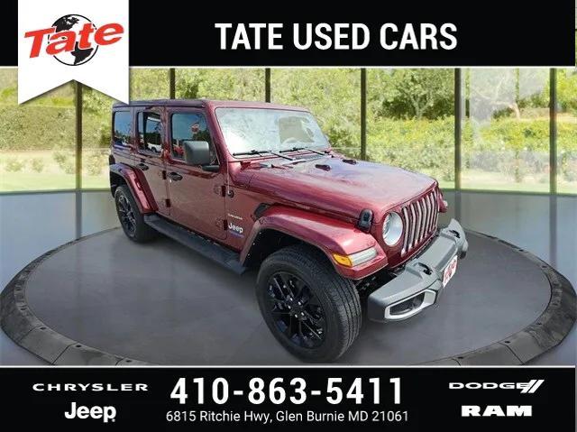 used 2021 Jeep Wrangler Unlimited 4xe car, priced at $32,500