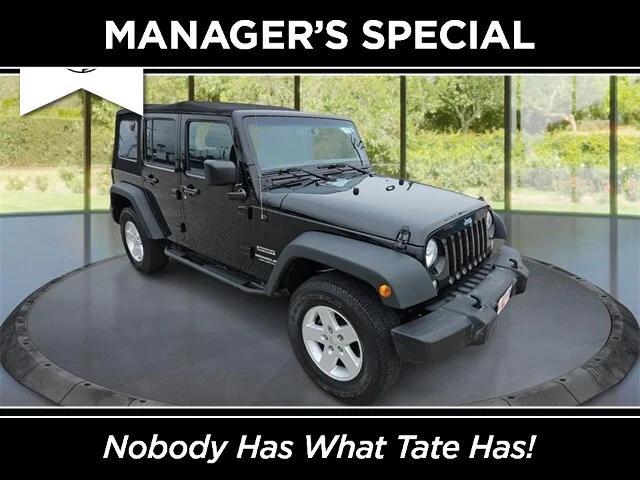 used 2017 Jeep Wrangler Unlimited car, priced at $18,900