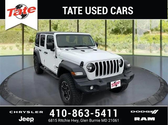 used 2021 Jeep Wrangler Unlimited car, priced at $33,900