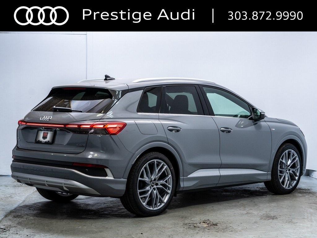 new 2025 Audi Q4 e-tron car, priced at $62,214