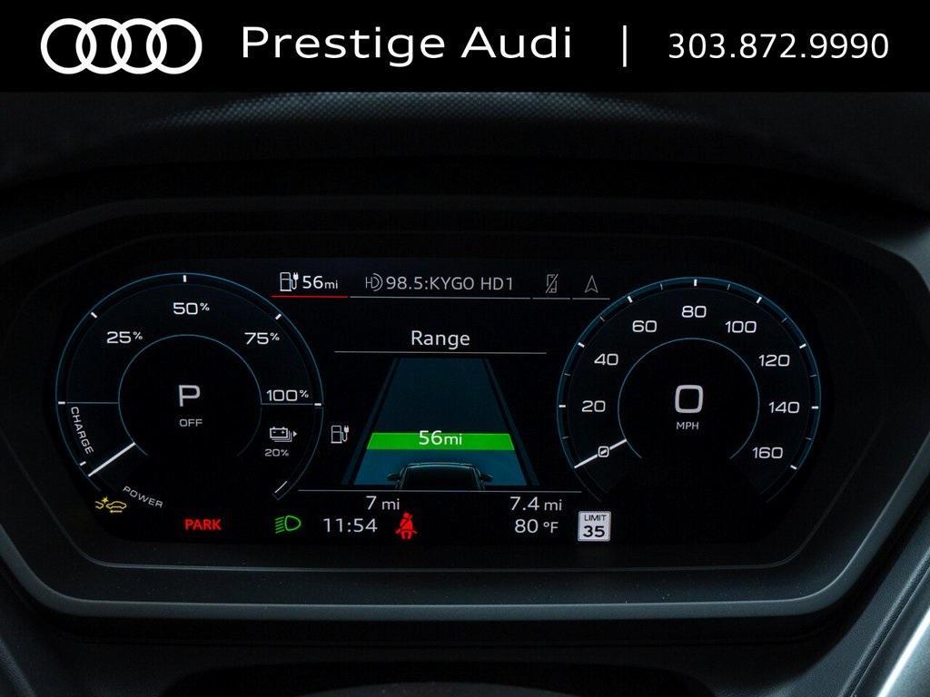 new 2025 Audi Q4 e-tron car, priced at $62,694