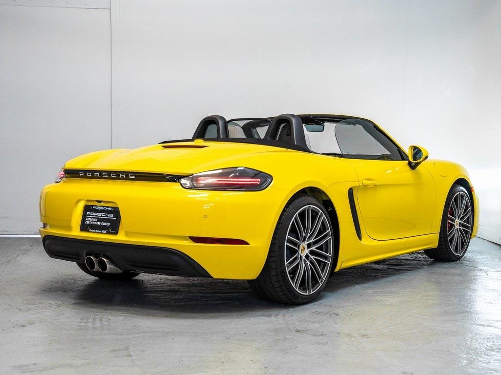 used 2025 Porsche 718 Boxster car, priced at $103,991