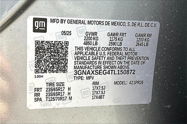 new 2026 Chevrolet Equinox car, priced at $37,340