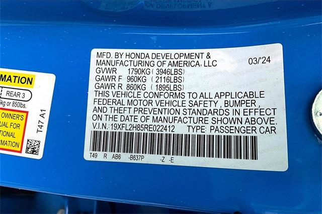 used 2024 Honda Civic car, priced at $27,451