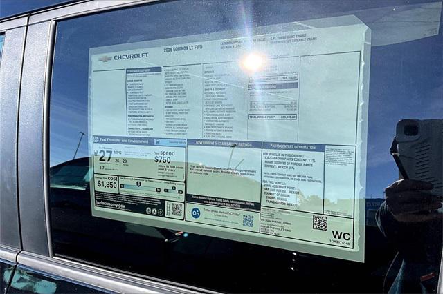 new 2026 Chevrolet Equinox car, priced at $29,495