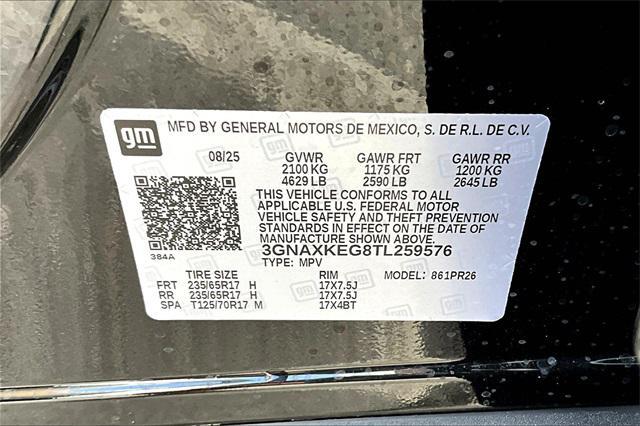 new 2026 Chevrolet Equinox car, priced at $35,660