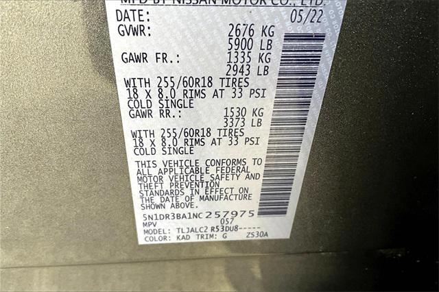 used 2022 Nissan Pathfinder car, priced at $27,152
