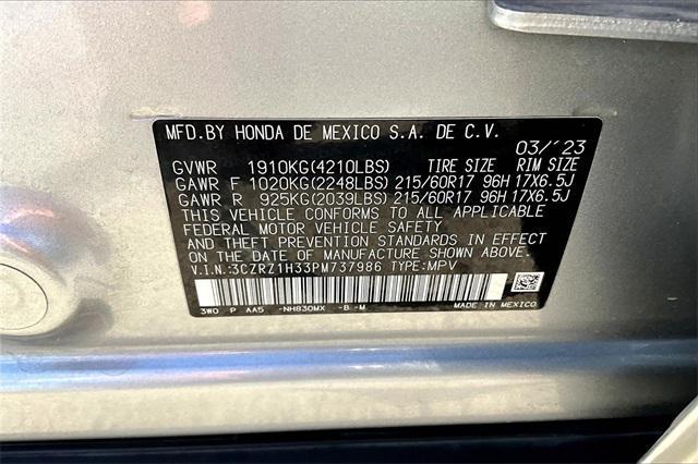 used 2023 Honda HR-V car, priced at $19,460