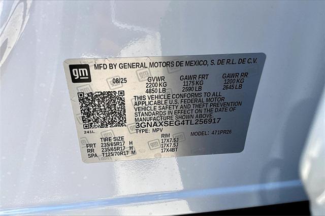 new 2026 Chevrolet Equinox car, priced at $38,390