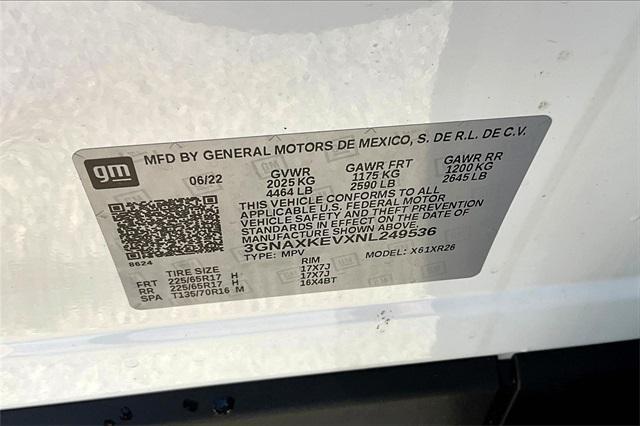 used 2022 Chevrolet Equinox car, priced at $22,387