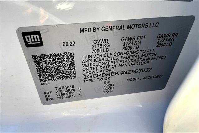 used 2022 Chevrolet Silverado 1500 car, priced at $30,156