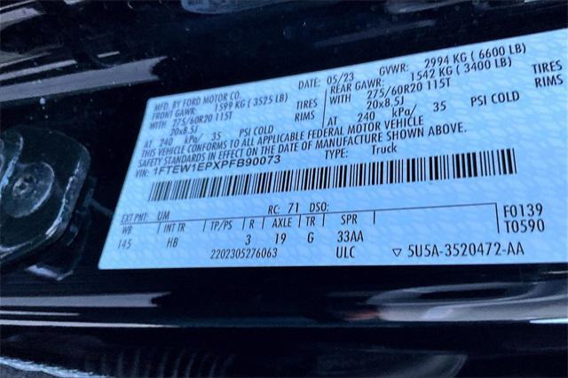 used 2023 Ford F-150 car, priced at $41,900