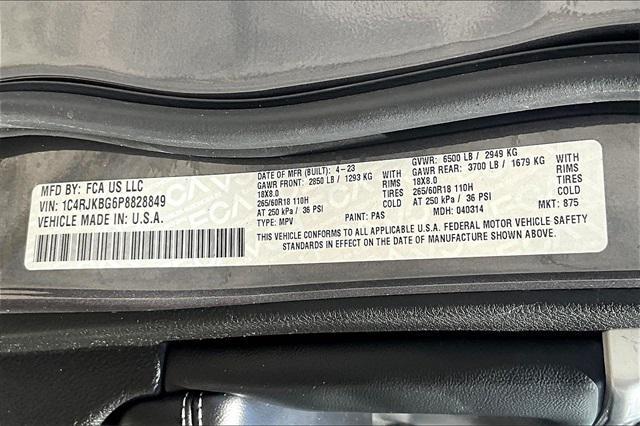 used 2023 Jeep Grand Cherokee L car, priced at $30,649