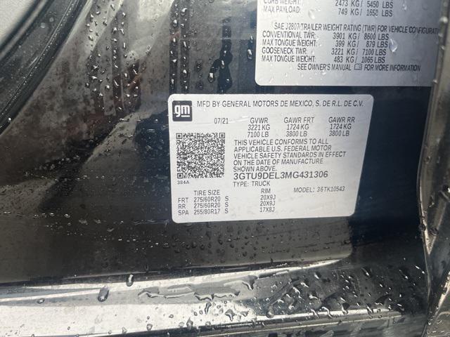used 2021 GMC Sierra 1500 car, priced at $38,800