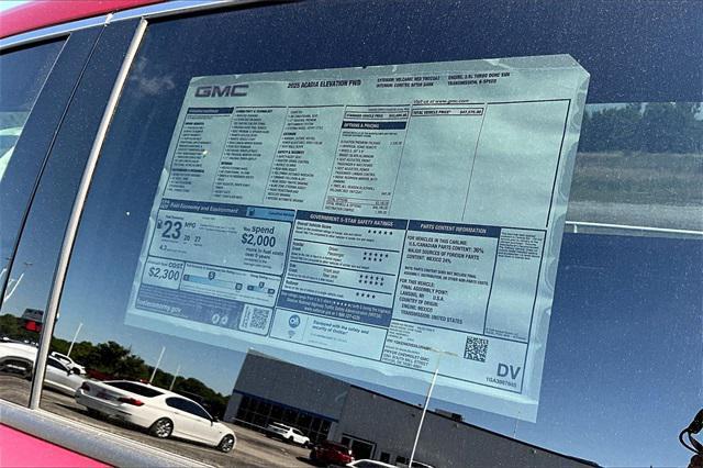 new 2025 GMC Acadia car, priced at $46,075