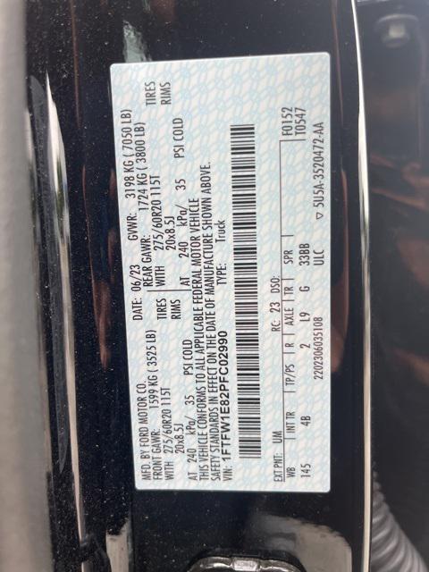 used 2023 Ford F-150 car, priced at $41,425