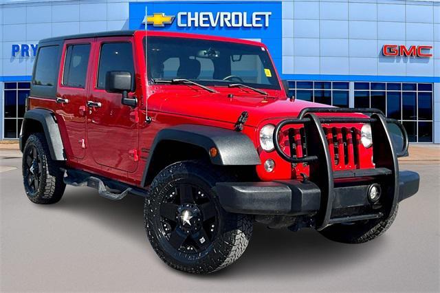 used 2015 Jeep Wrangler Unlimited car, priced at $18,373