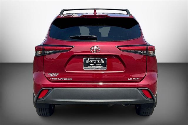 used 2021 Toyota Highlander car, priced at $27,106