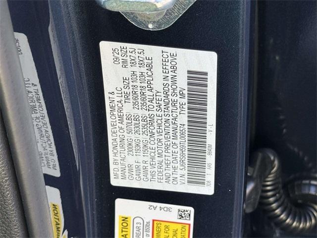 new 2026 Honda CR-V Hybrid car, priced at $38,580