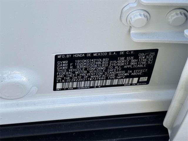 new 2026 Honda HR-V car, priced at $29,605