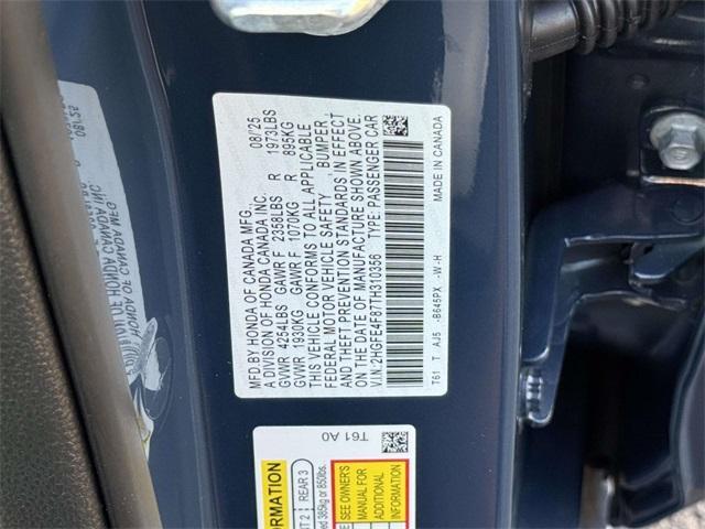 new 2026 Honda Civic Hybrid car, priced at $33,945