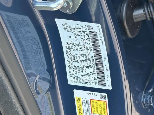 new 2026 Honda Civic Hybrid car, priced at $33,900
