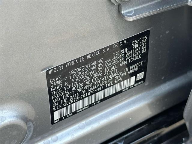 new 2026 Honda HR-V car, priced at $32,945