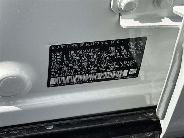 new 2026 Honda HR-V car, priced at $33,455