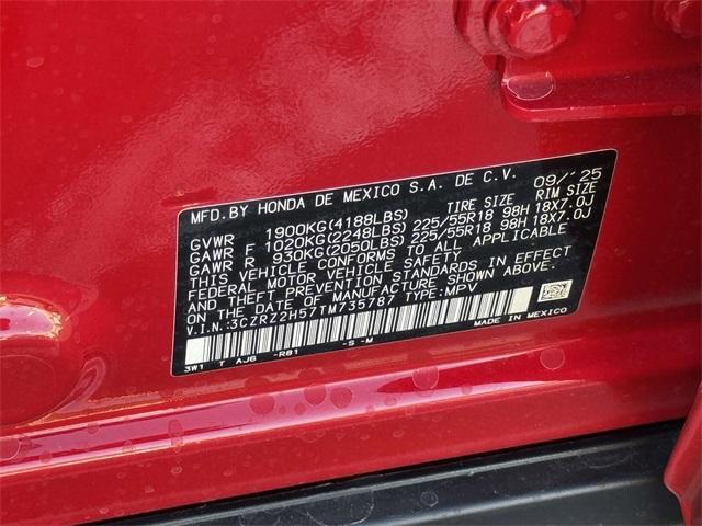 new 2026 Honda HR-V car, priced at $30,950