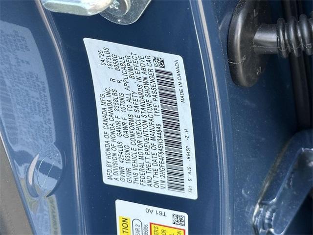 new 2025 Honda Civic Hybrid car, priced at $33,555