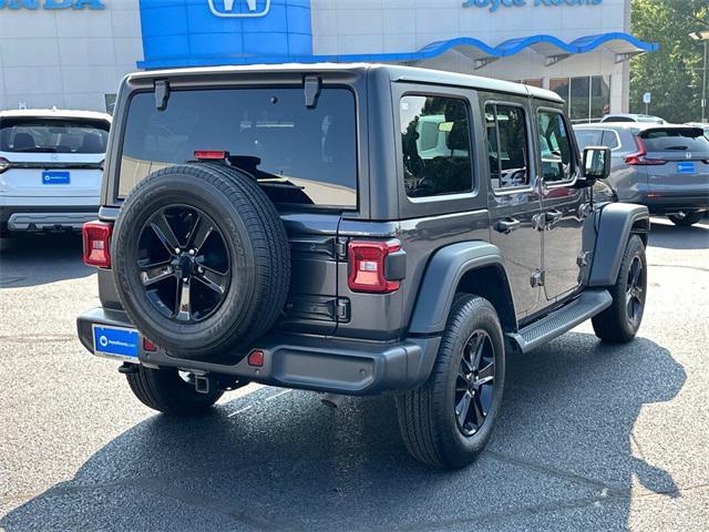 used 2021 Jeep Wrangler Unlimited car, priced at $31,985