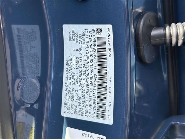 new 2026 Honda Civic Hybrid car, priced at $33,945