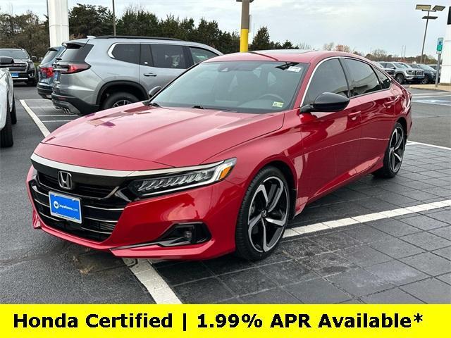 used 2021 Honda Accord car, priced at $26,981