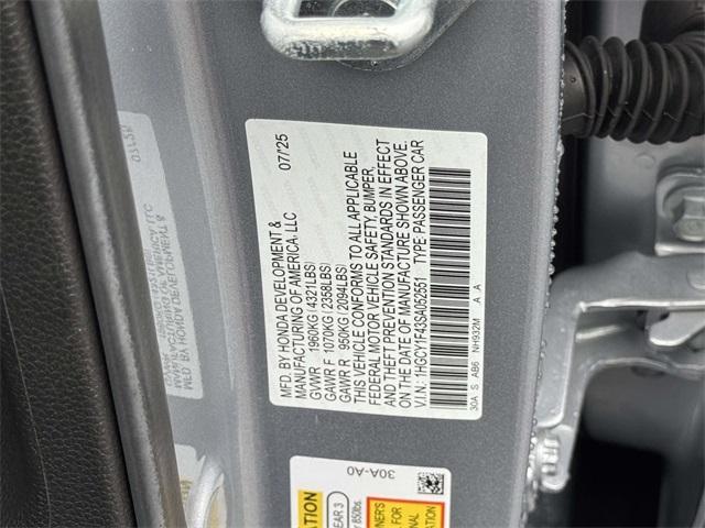 new 2025 Honda Accord car, priced at $31,710